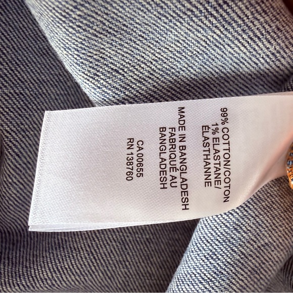 RW&CO. Blue Denim Sleeveless Button Front Dress - Picture 4 of 4